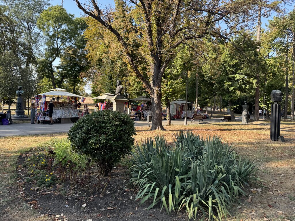 Park in Belgrade Serbia