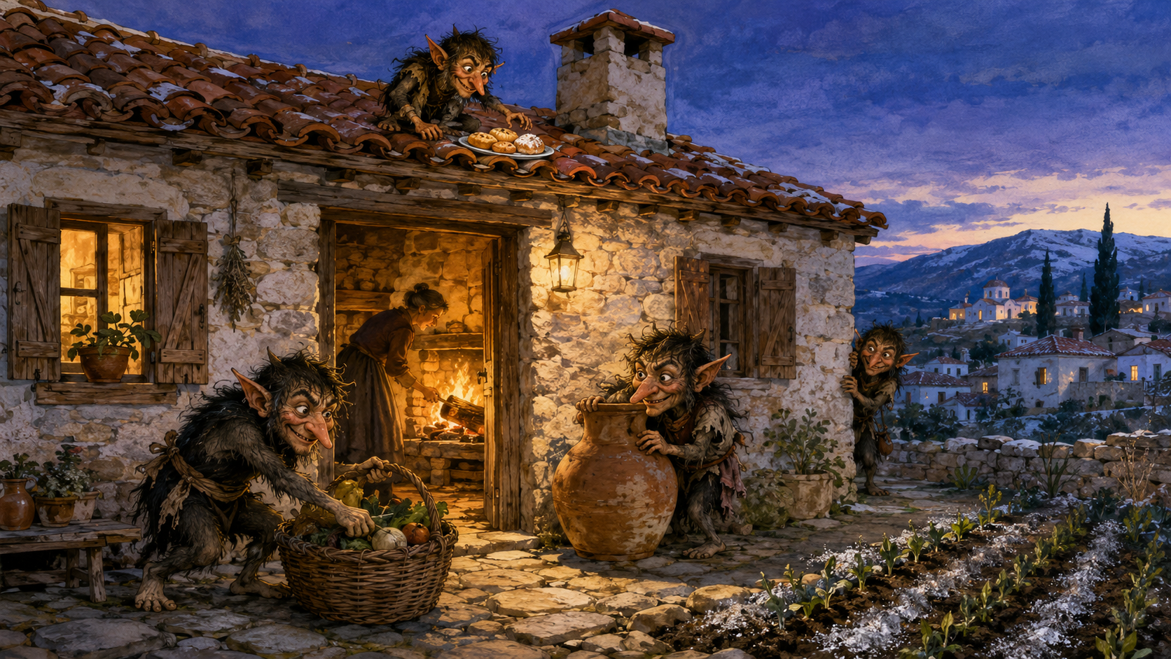 Kallikantzaroi Greek Christmas in Greece