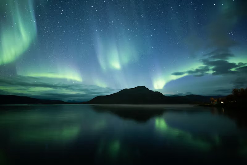 Christmas in Iceland - northern lights 
