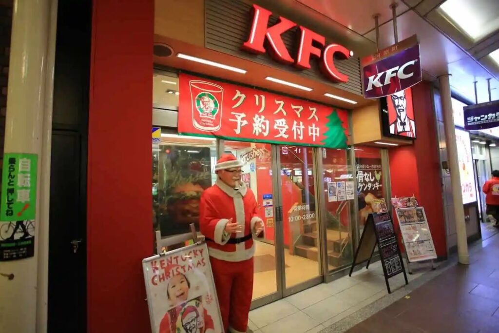 KFC Japan at Christmas